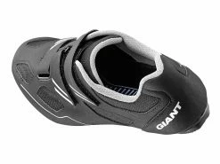 Chaussures Bolt -Accessoires Vélo Soldes GIANT BOLT ROAD SHOE BLACK SILVER ANGLE